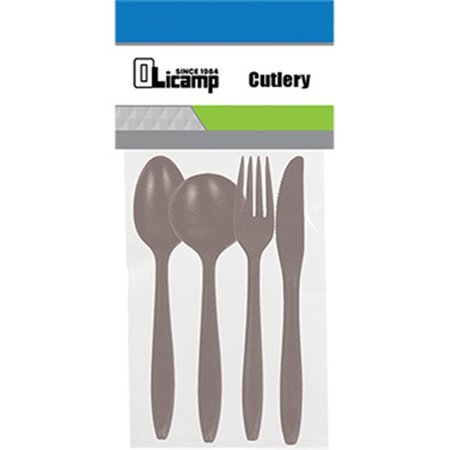 OLICAMP Cutlery4 Piece - Smoke, 4PK 343231